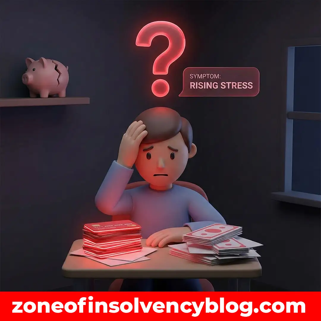 credit card debt symptom