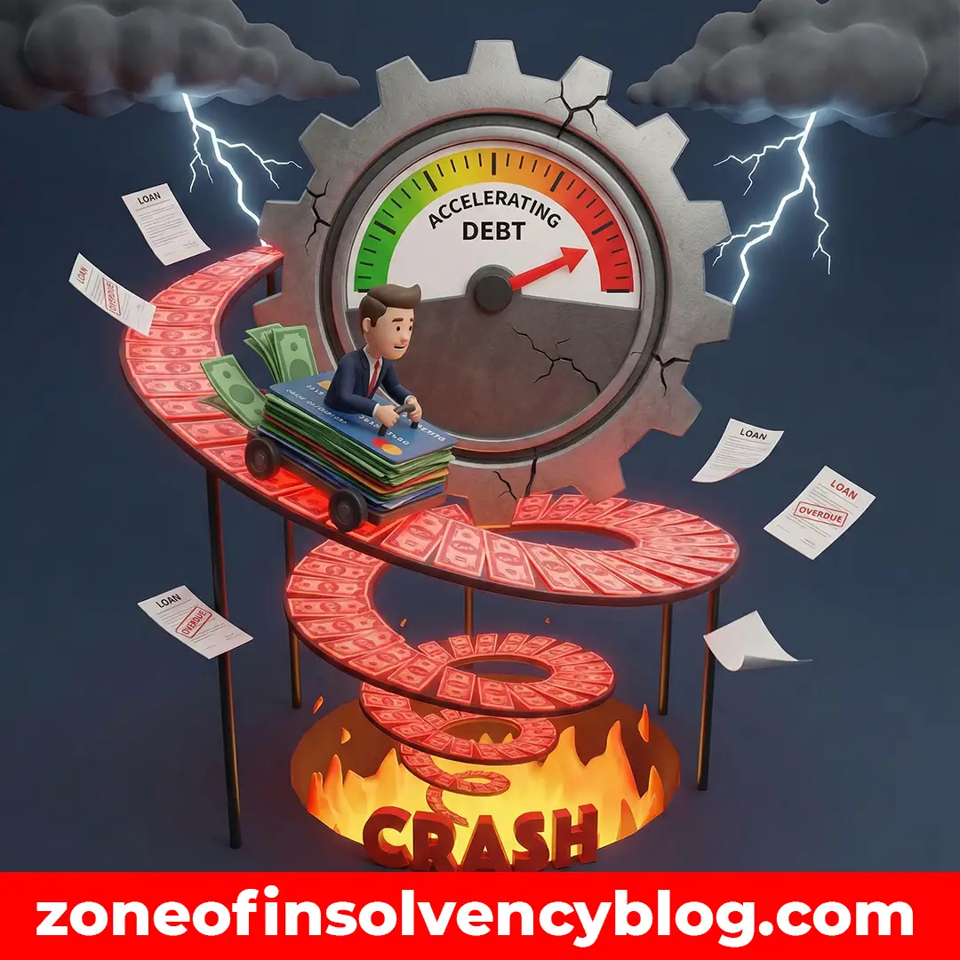 debt spiral acceleration