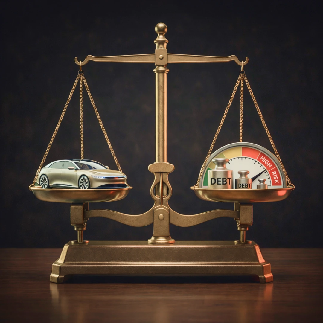 lucid bankruptcy probability